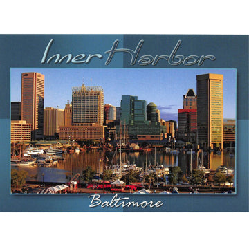 Postcard - Baltimore Inner Harbor Framed