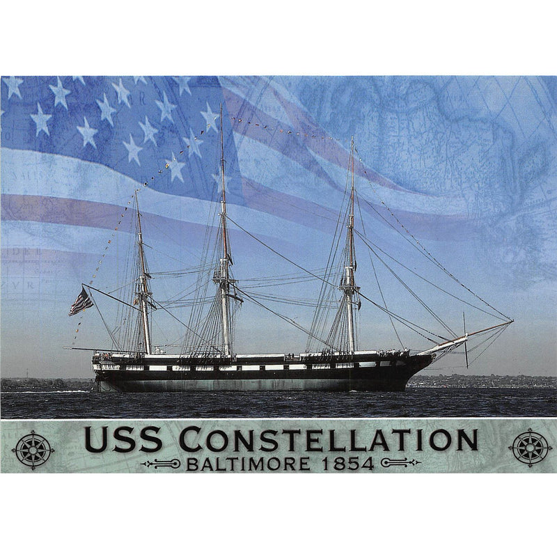 Postcard - Baltimore USS Constellation Ship
