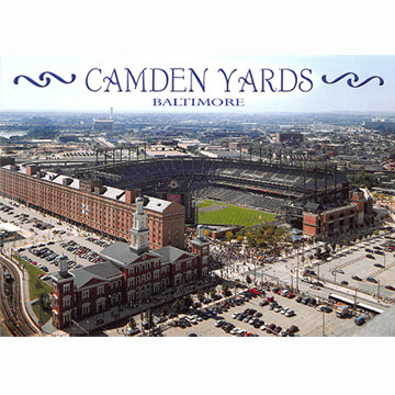 Postcard - Baltimore Camden Yards & Camden Station