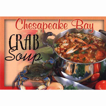 Postcard - Crab Soup Recipe