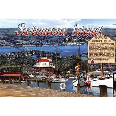 Solomons Island Maryland Postcard