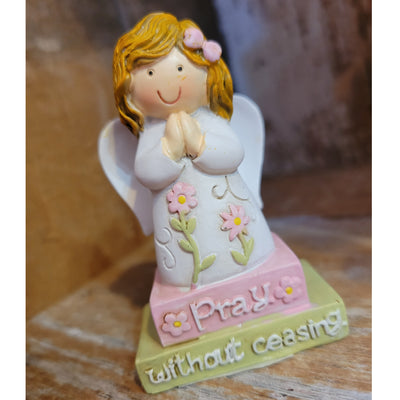 Angel "Pray Without Ceasing" Figurine