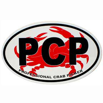 Professional Crab Picker Euro Sticker