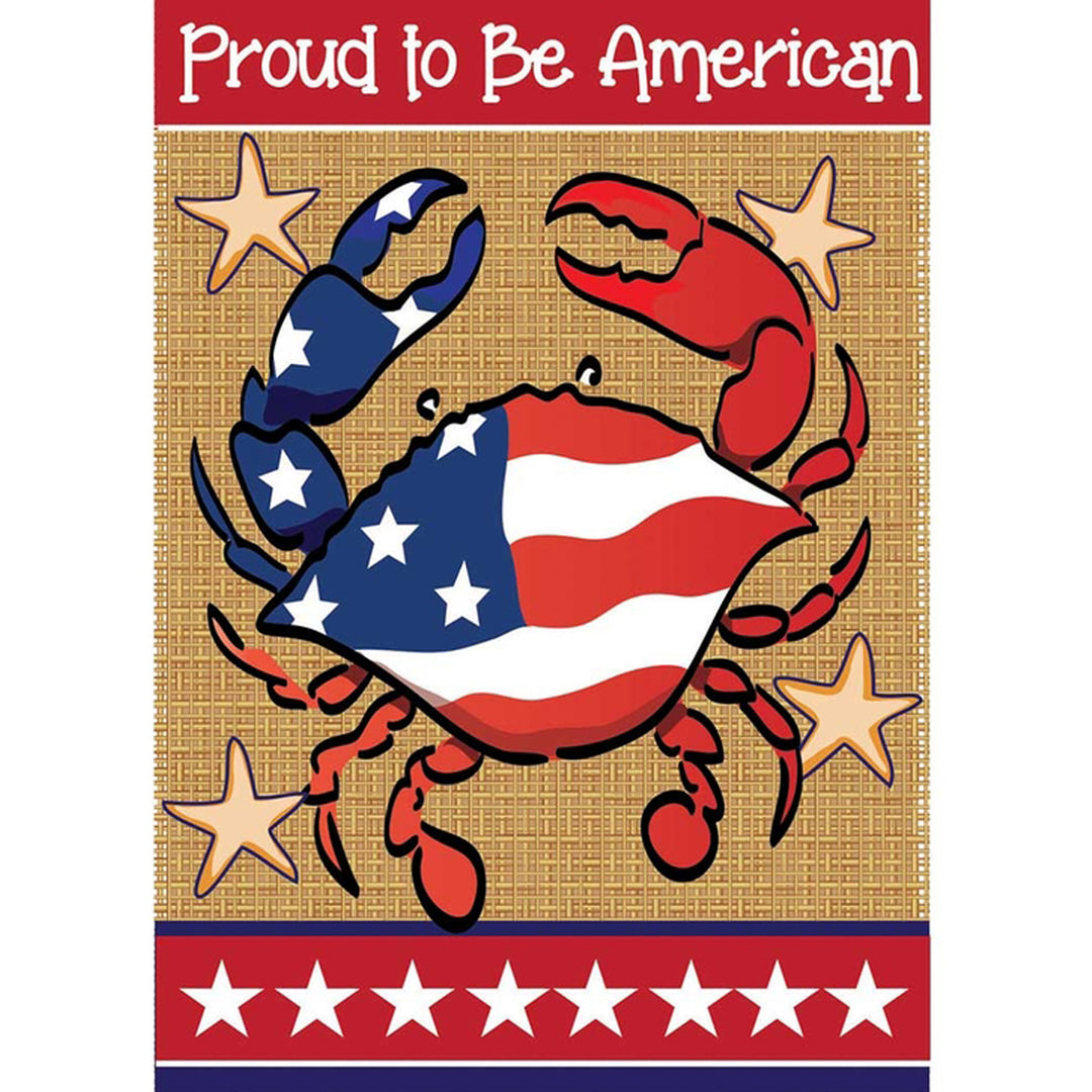 Proud To Be American Crab Flag (Sleeve)