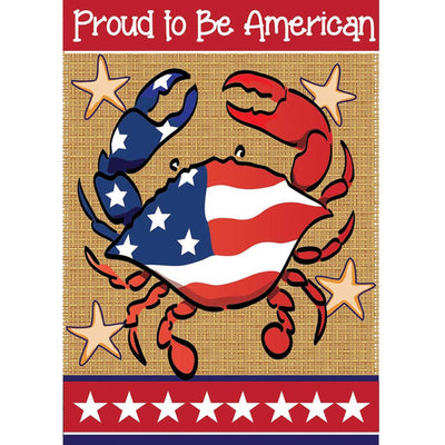 Proud To Be American Crab Flag (Sleeve)