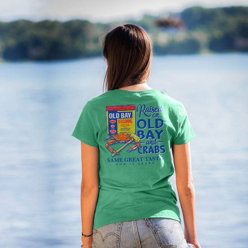 Raised On Old Bay and Crabs T-Shirt - Model