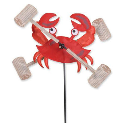 Red Crab & Mallets 12" WhirliGig Wind Spinner