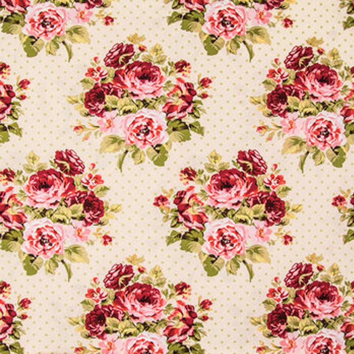 Rose Dots Fabric Swatch