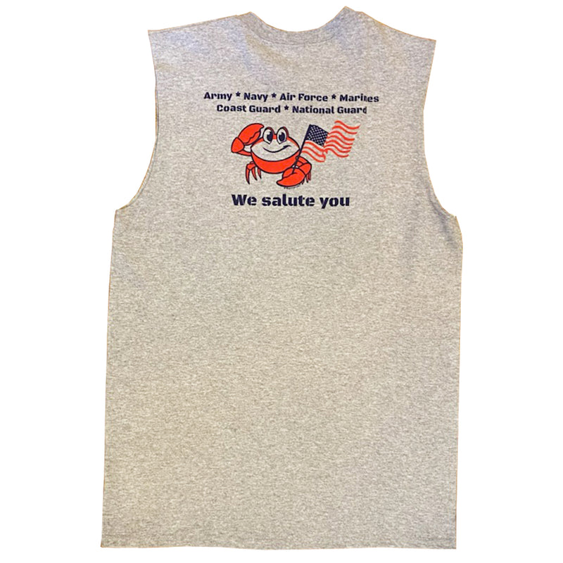 Salute Crab Sleeveless T-Shirt - Men&