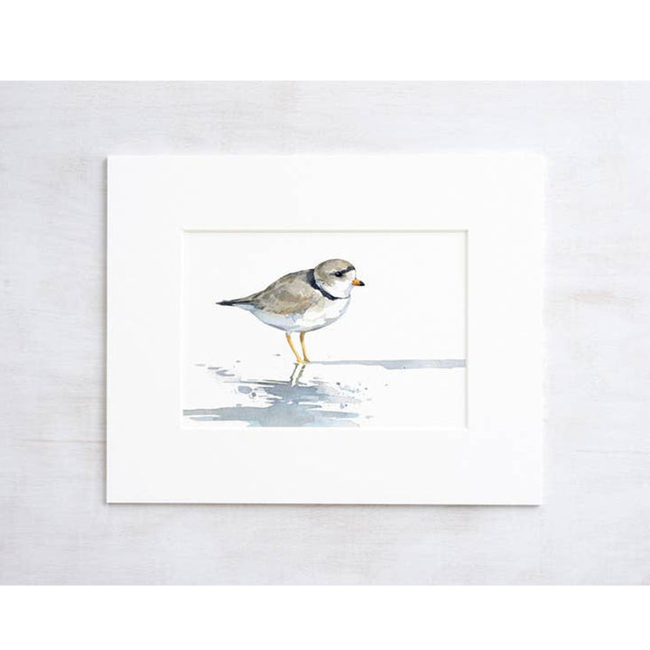 Sandpiper Watercolor Art Print - Matted