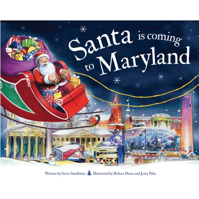 Santa is Coming to Maryland Children's Book