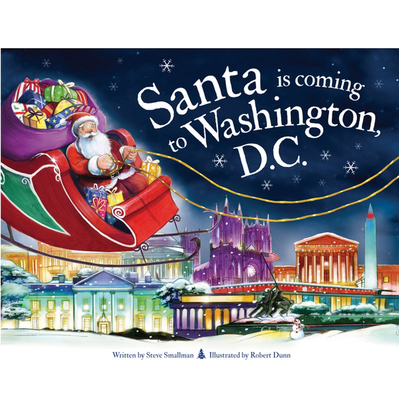 Santa Is Coming To Washington DC Childrens Book