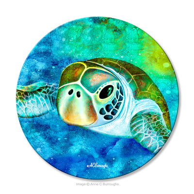 Sea Turtle Neoprene Coaster