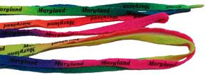 Maryland Neon Shoelaces Pair