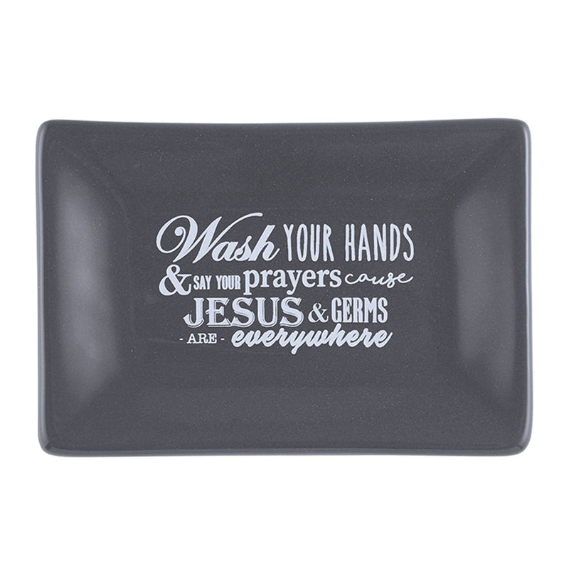 Soap Dish - Jesus & Germs Are Everywhere