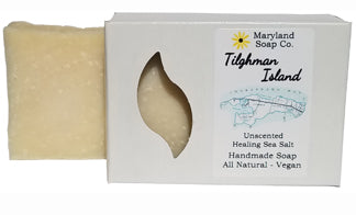 Tilghman Island Unscented Natural Sea Salt Soap Bar