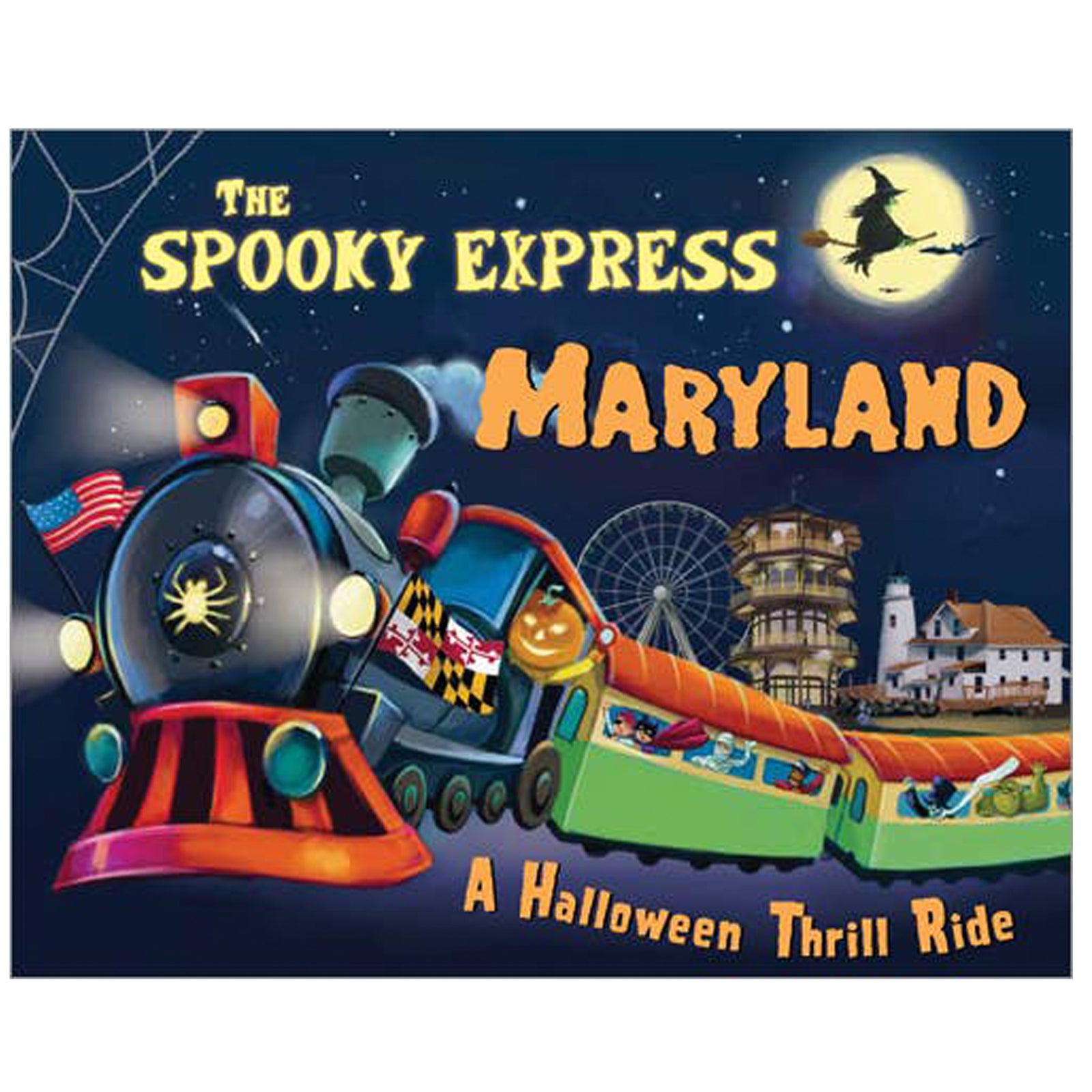 The Spooky Express Maryland Halloween Children's Book