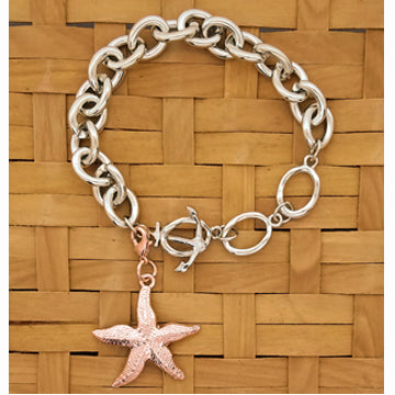 Starfish Charm Bracelet