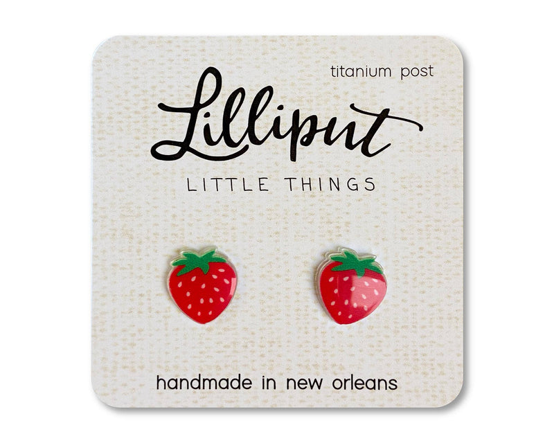 Strawberry Lilliput Earrings