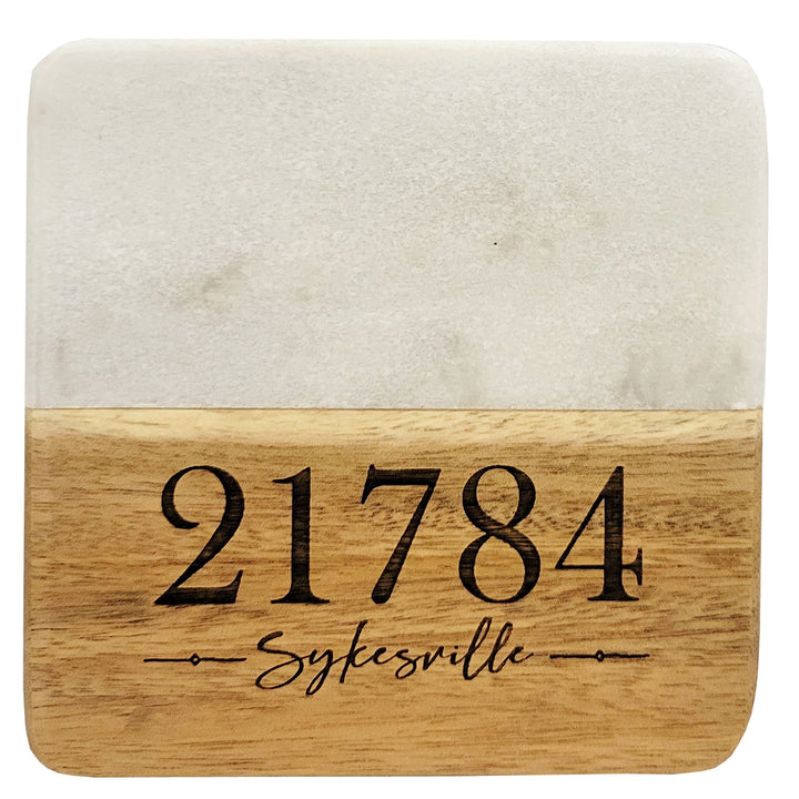 Sykesville Maryland 21784 Zip Code Coaster – The Maryland Store