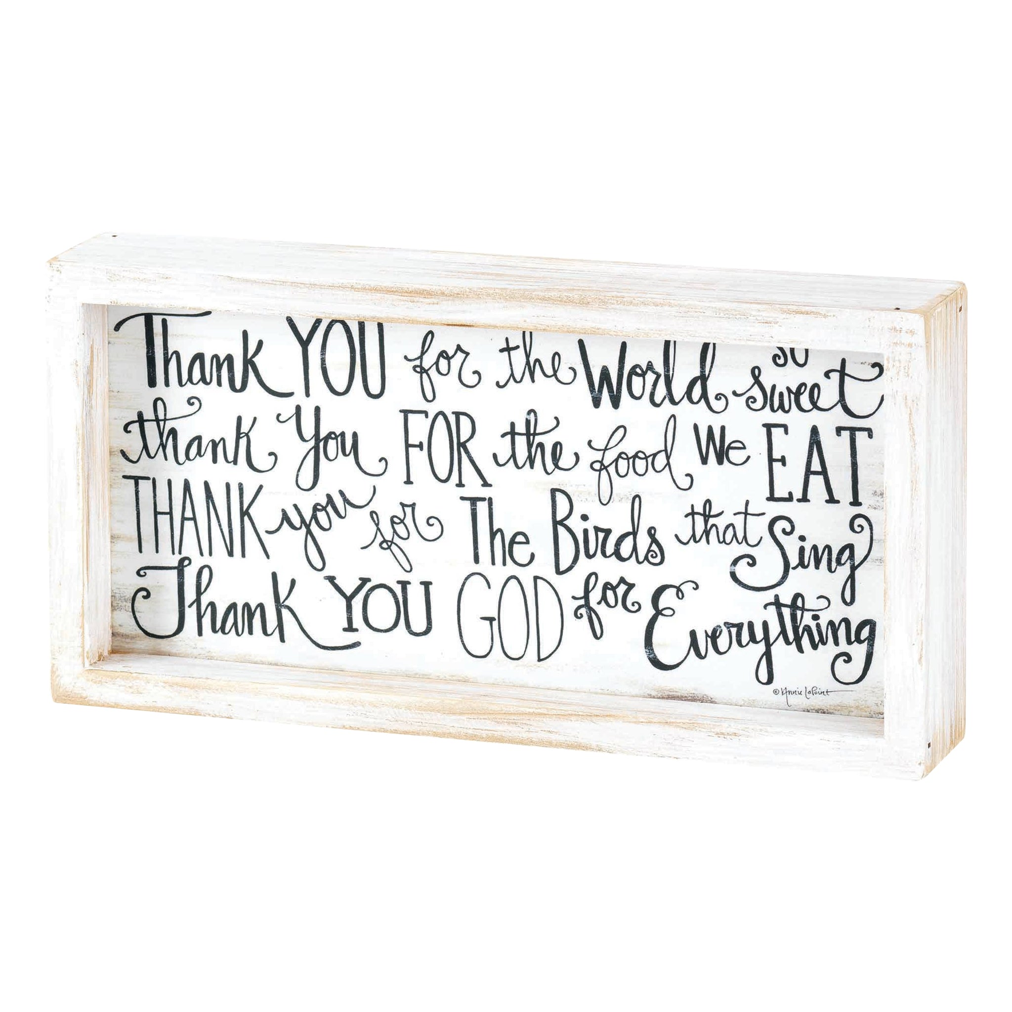 Thank You God For Everything Tabletop Sign – The Maryland Store