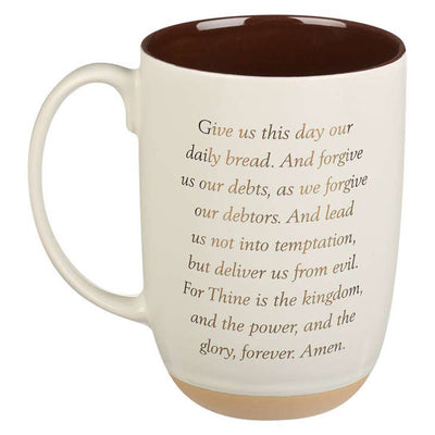 The Lord's Prayer Matthew 6:9-13 Coffee Mug (back)