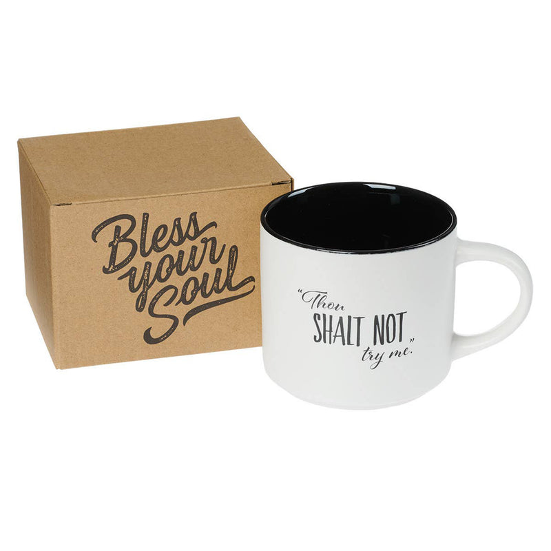 Thou Shalt Not Try Me Coffee Mug (box)
