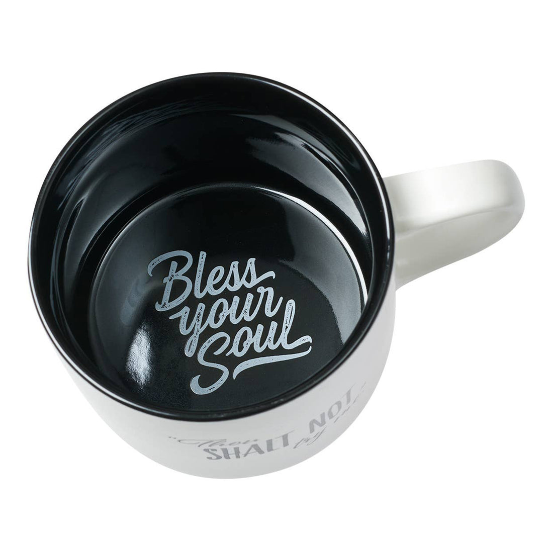 Thou Shalt Not Try Me Coffee Mug (inside)