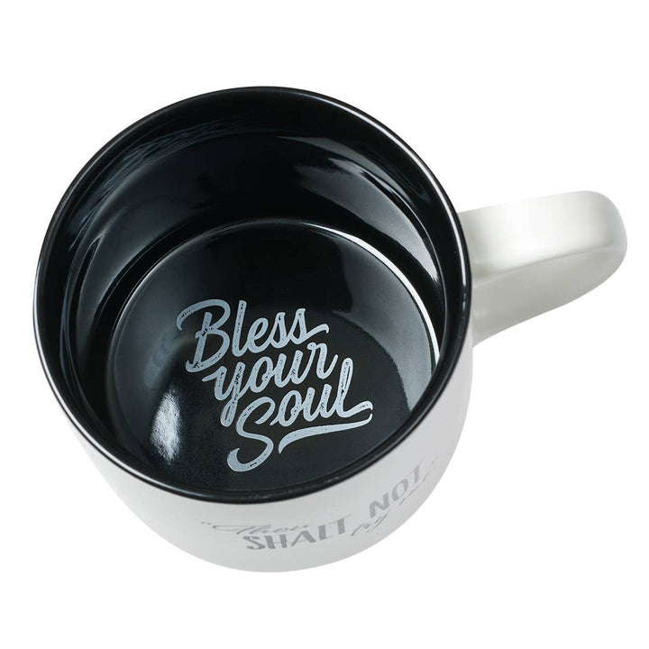 Thou Shalt Not Try Me Coffee Mug (inside)