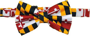 Maryland Flag Pre-Tied Bow Tie