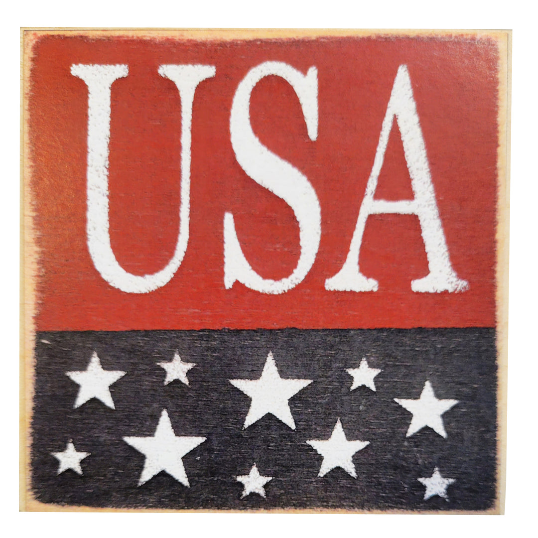 Print Block - USA Stars