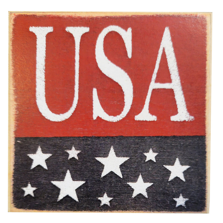 Print Block - USA Stars