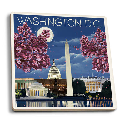 Washington D.C. Landmarks Ceramic Coaster