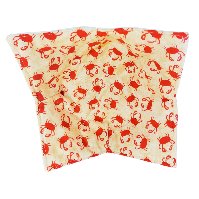 Whimsical Red Crabs Microwave Bowl Cozy Potholder
