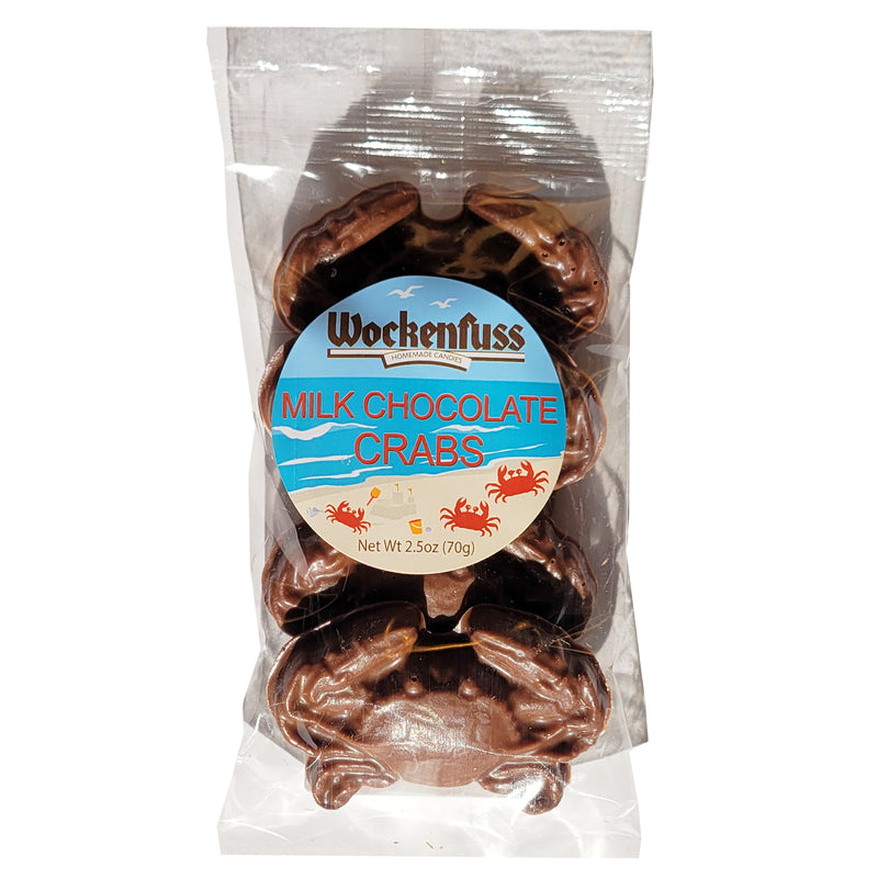 Wockenfuss Crabs Milk Chocolate Bag of 4