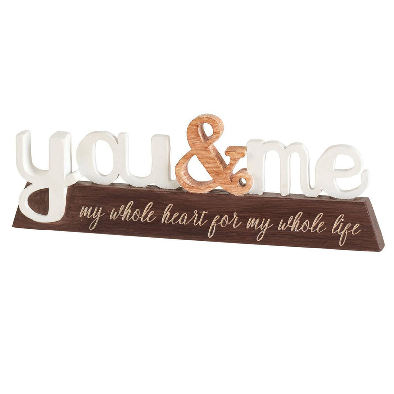 You & Me - Resin Word Figurine