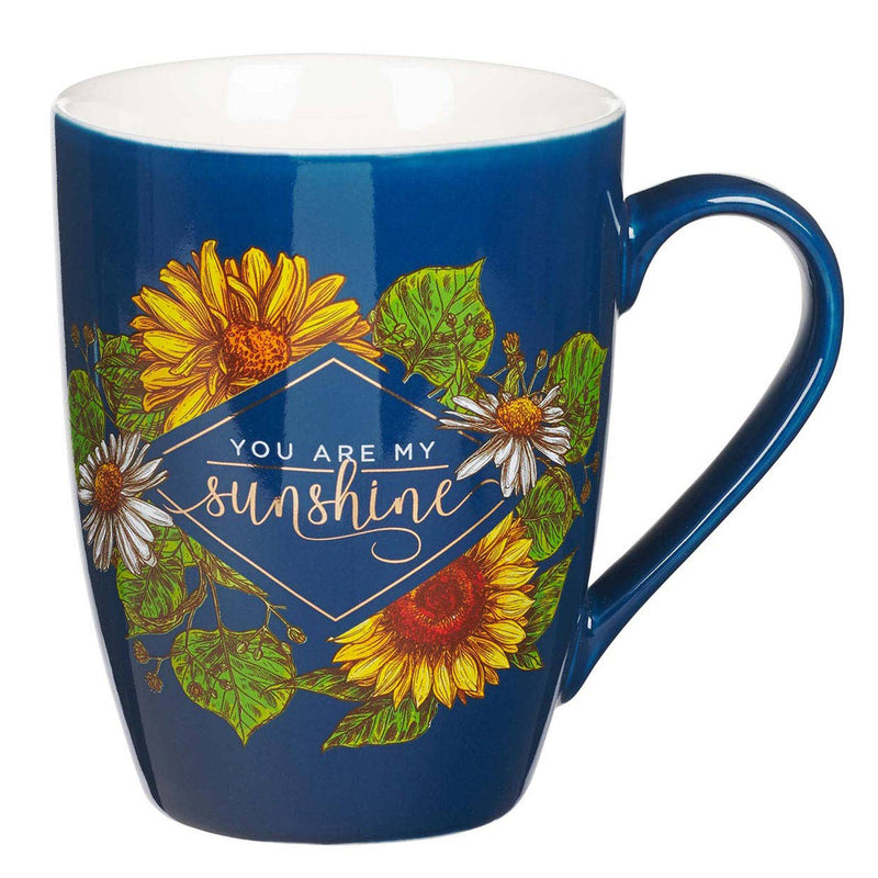 You Are My Sunshine Blue Coffee Mug